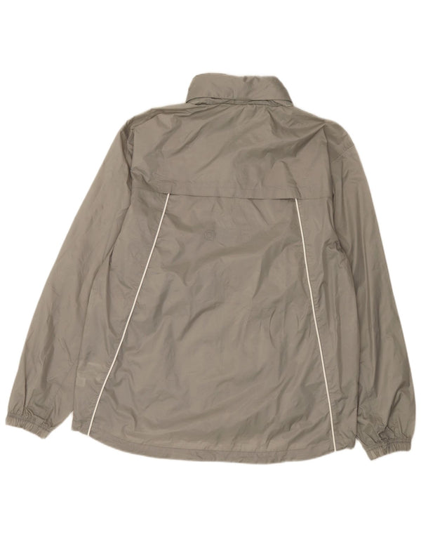 Giacca antipioggia da uomo Adidas UK 38 nylon grigio medio