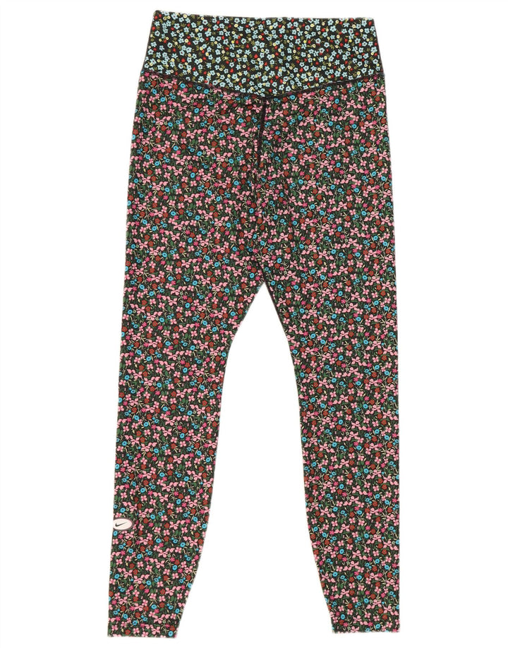 Leggings Nike Dri Fit da donna UK 14 Poliestere floreale multicolore medio