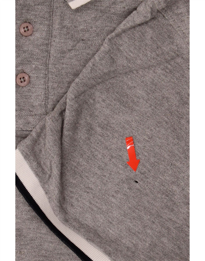 FILA Mens Polo Shirt Large Grey Cotton Vintage Fila and Second-Hand Fila from Messina Hembry 