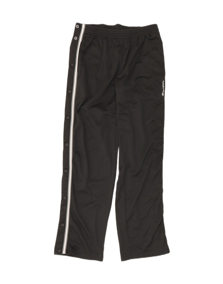 CHAMPION Mens Tracksuit Trousers Large Black Polyester