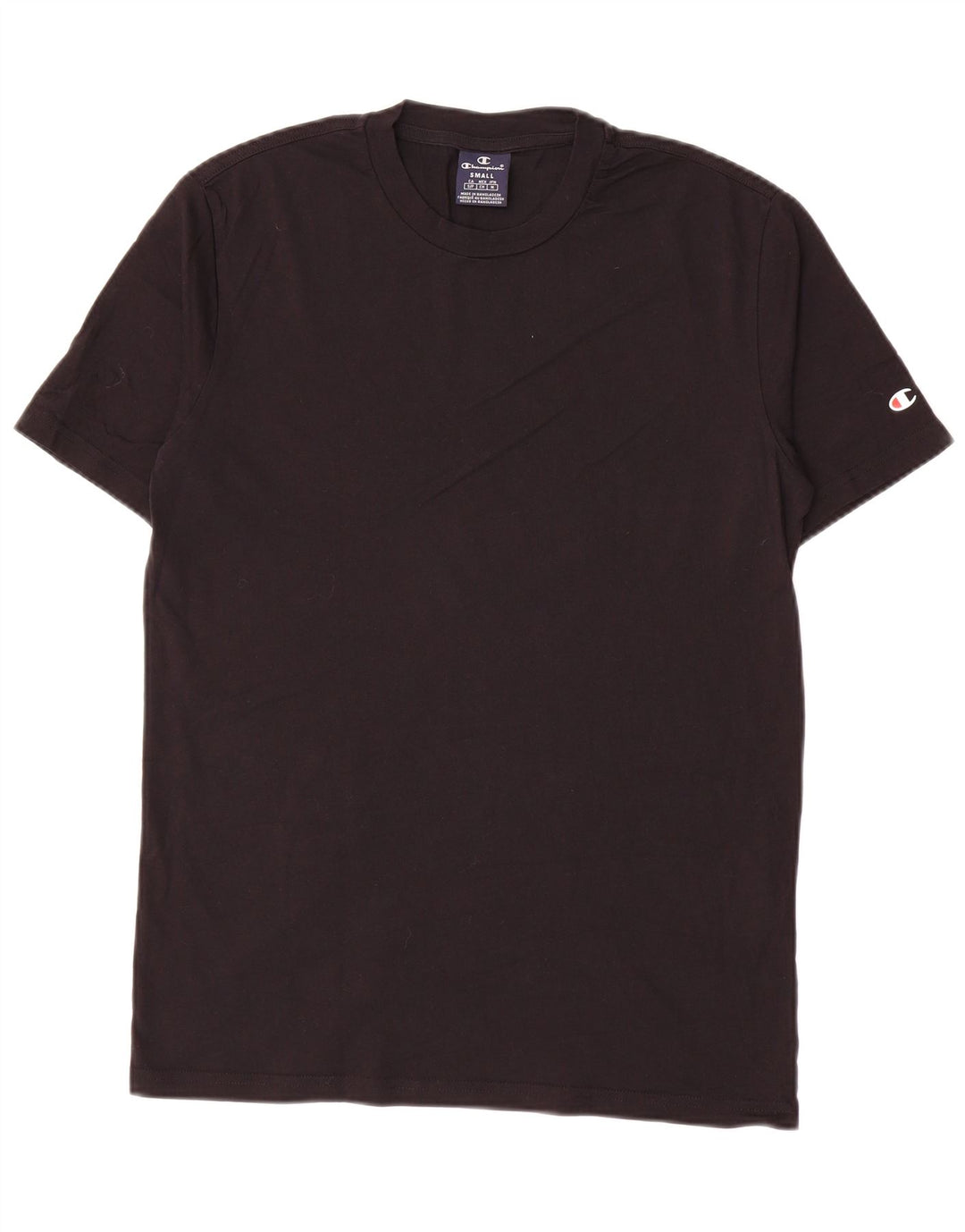 Champion herre T-shirt top lille sort bomuld