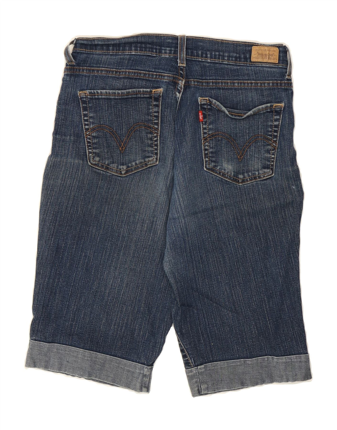 LEVI'S Womens 512 Denim Shorts US 10 Large W32 Blue Cotton Vintage Levi's and Second-Hand Levi's from Messina Hembry 