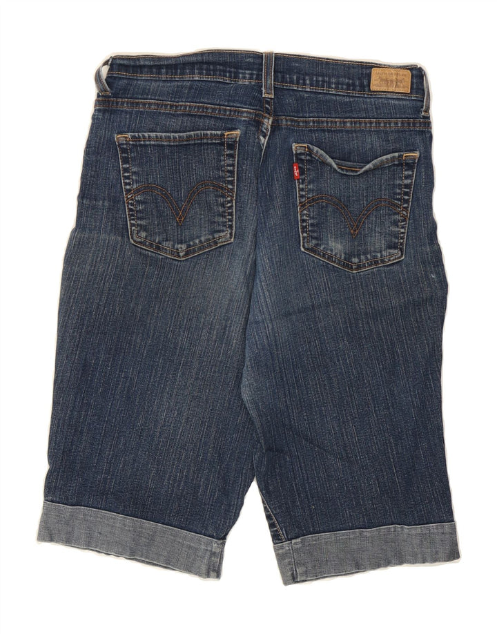 LEVI'S Womens 512 Denim Shorts US 10 Large W32 Blue Cotton Vintage Levi's and Second-Hand Levi's from Messina Hembry 