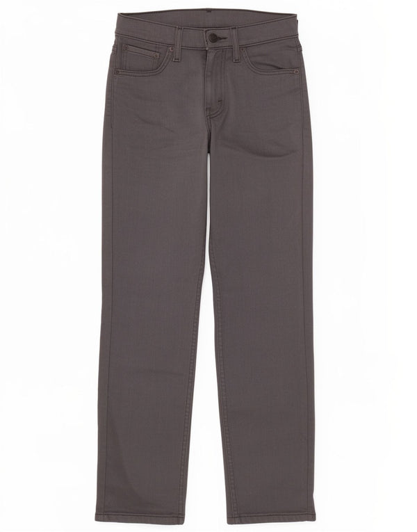 Levi's Mens 511 Slim Fit Casual Trousers W29 L30 Grey Cotton