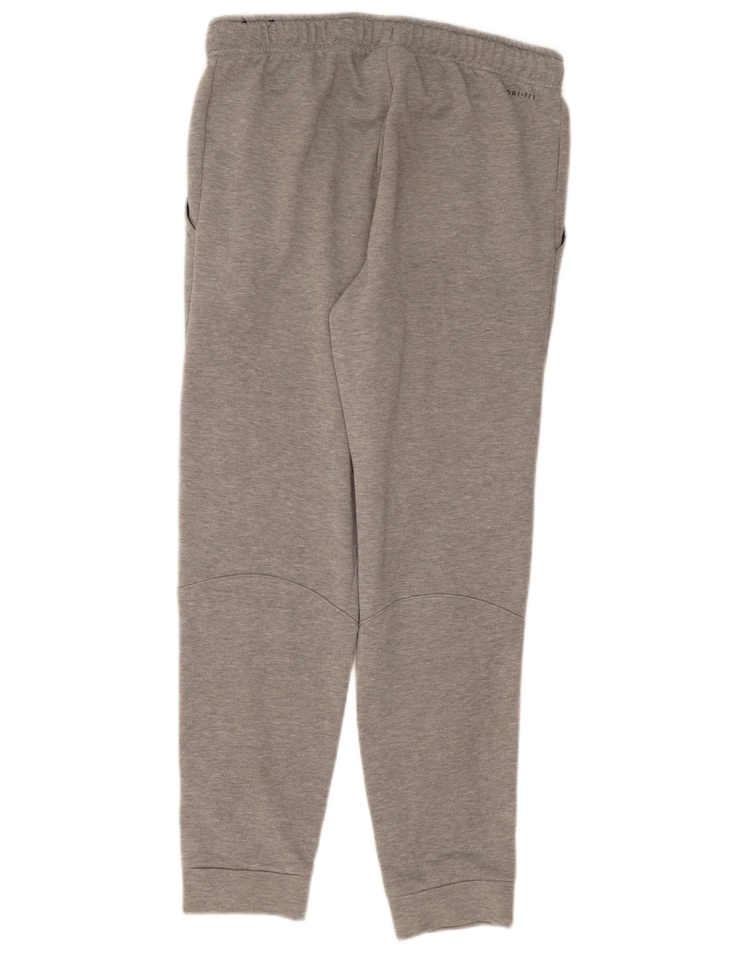 Męskie spodnie dresowe NIKE Dri Fit, średnioszare, poliestrowe