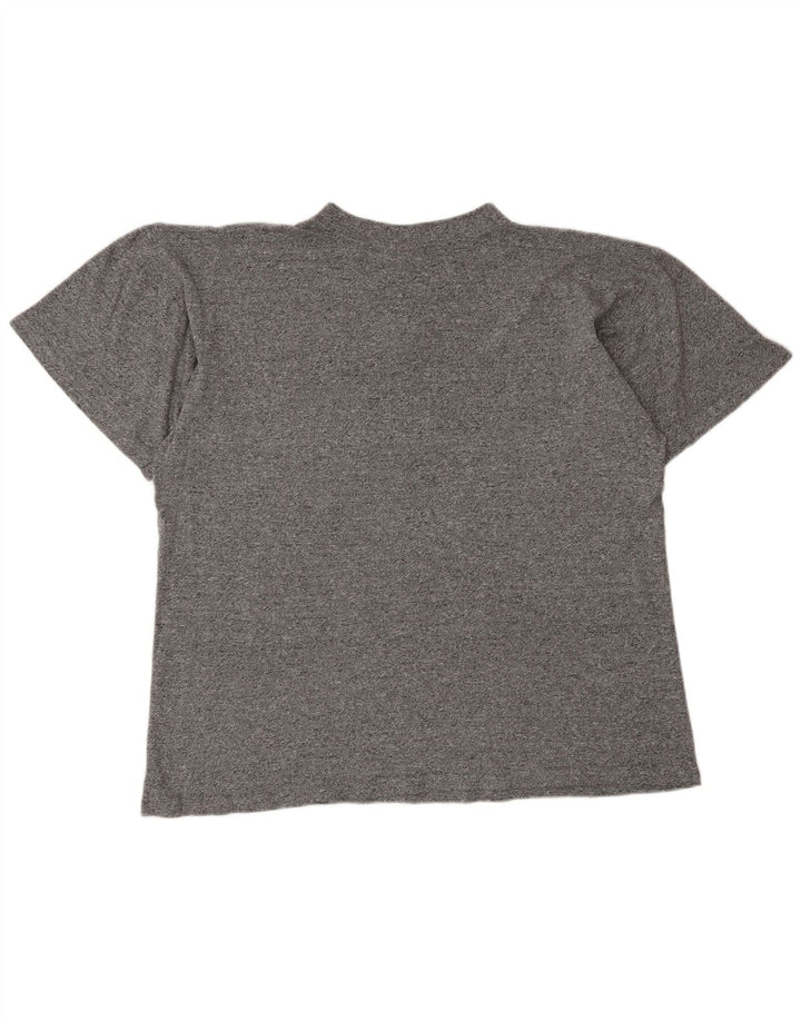 CHAMPION Mens T-Shirt Top Large Grey Flecked Cotton
