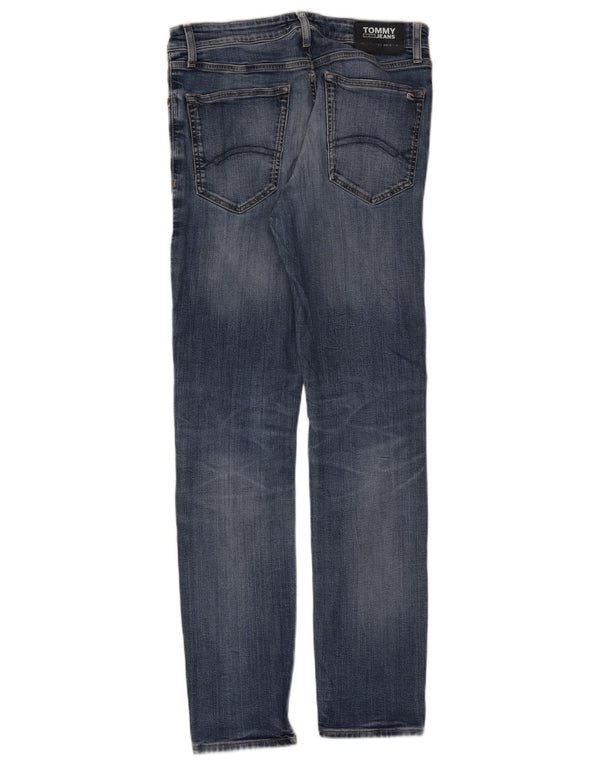 Tommy Hilfiger Mens Skinny Jeans W31 L32 Azul Algodão