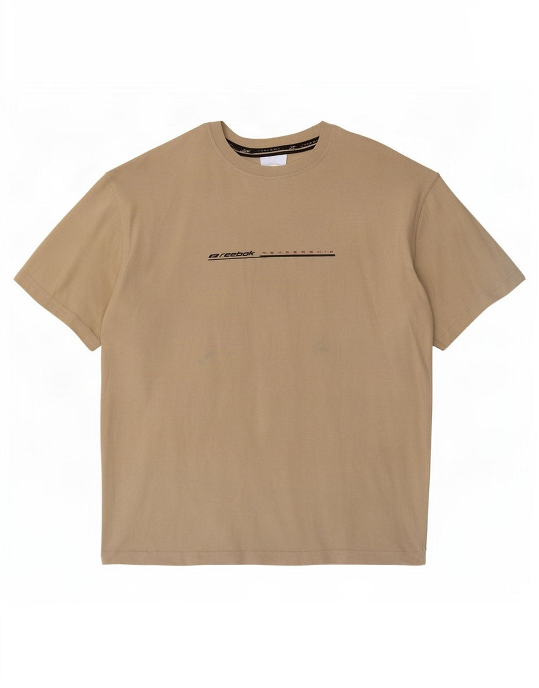Reebok Camiseta gráfica para hombre Top Algodón beige medio