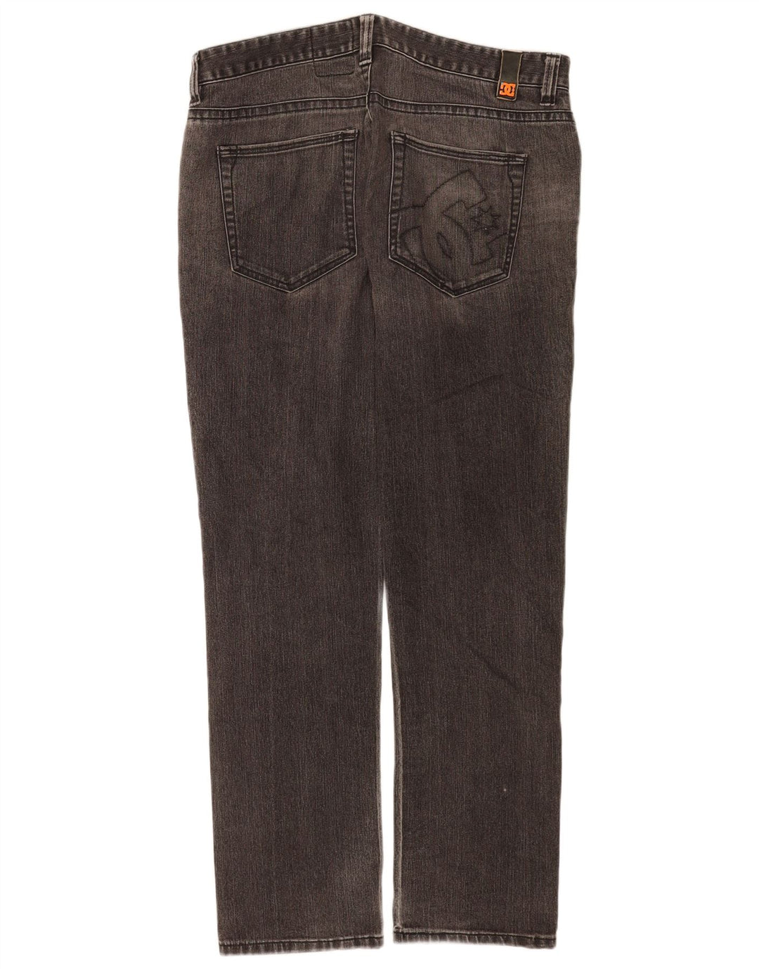 DC Mens Graphic Straight Jeans W34 L32 Grey