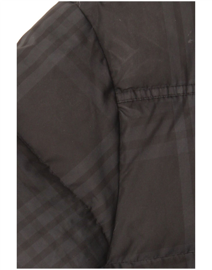 Scotch & Soda Herren Amsterdam Couture Wattierte Jacke UK 38 Medium Schwarz Kariert