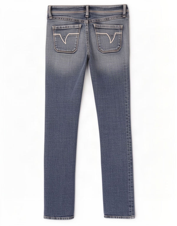 Женские узкие джинсы Diesel Lowky W29 L32, синий хлопок