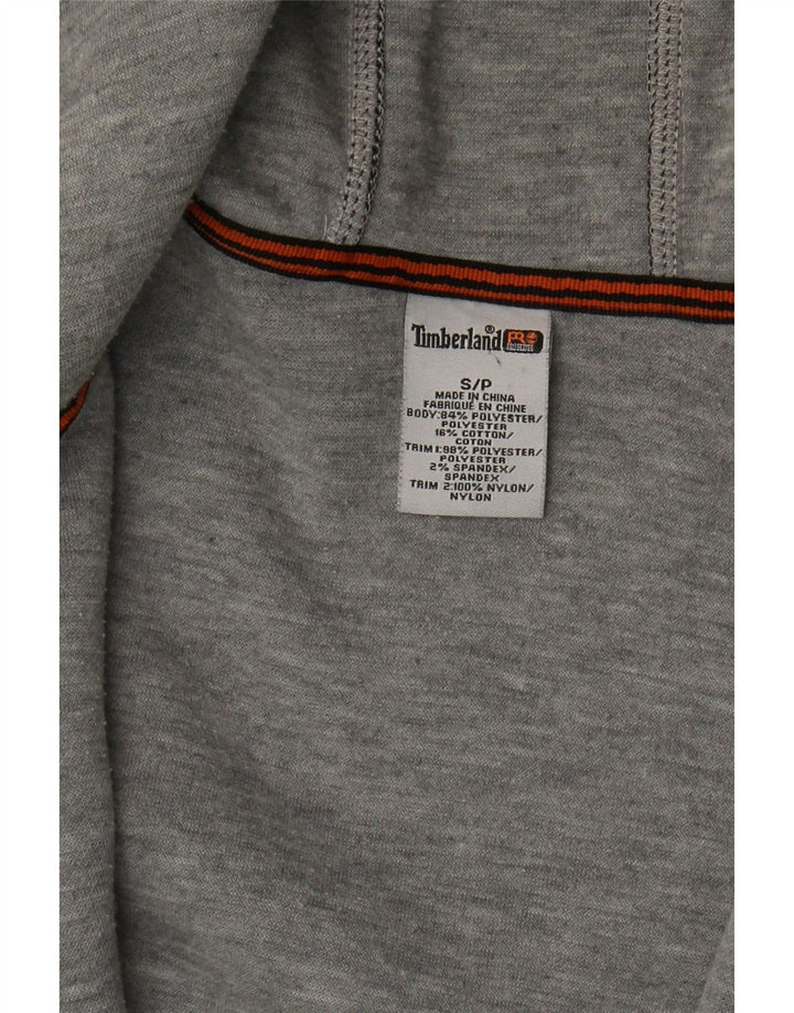 Maglione con cappuccio e zip da uomo Timberland piccolo in poliestere nero