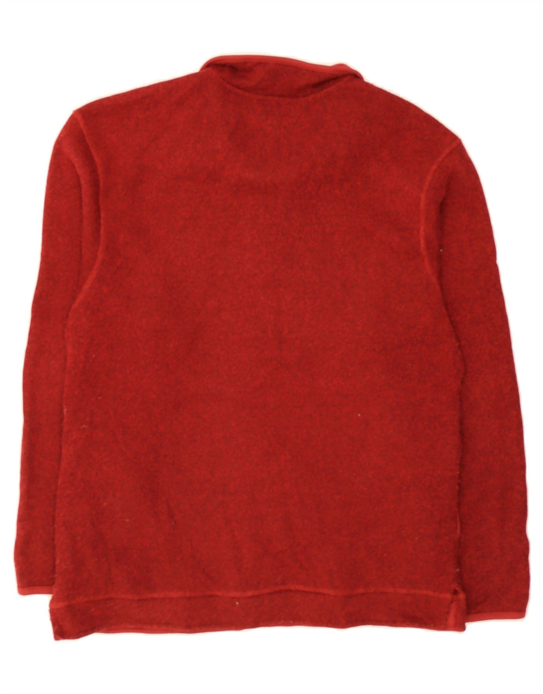 WEIRD FISH Mens Zip Neck Sweatshirt Jumper Medium Burgundy Flecked Vintage Weird Fish and Second-Hand Weird Fish from Messina Hembry 