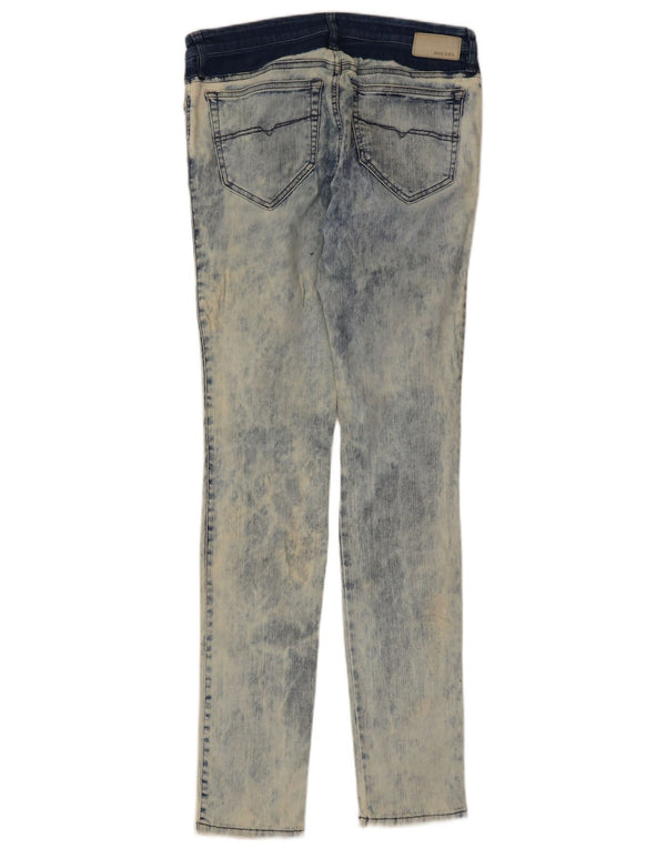 Женские супертонкие джинсы скинни Diesel Skinzee Regular W29 L32, синий хлопок