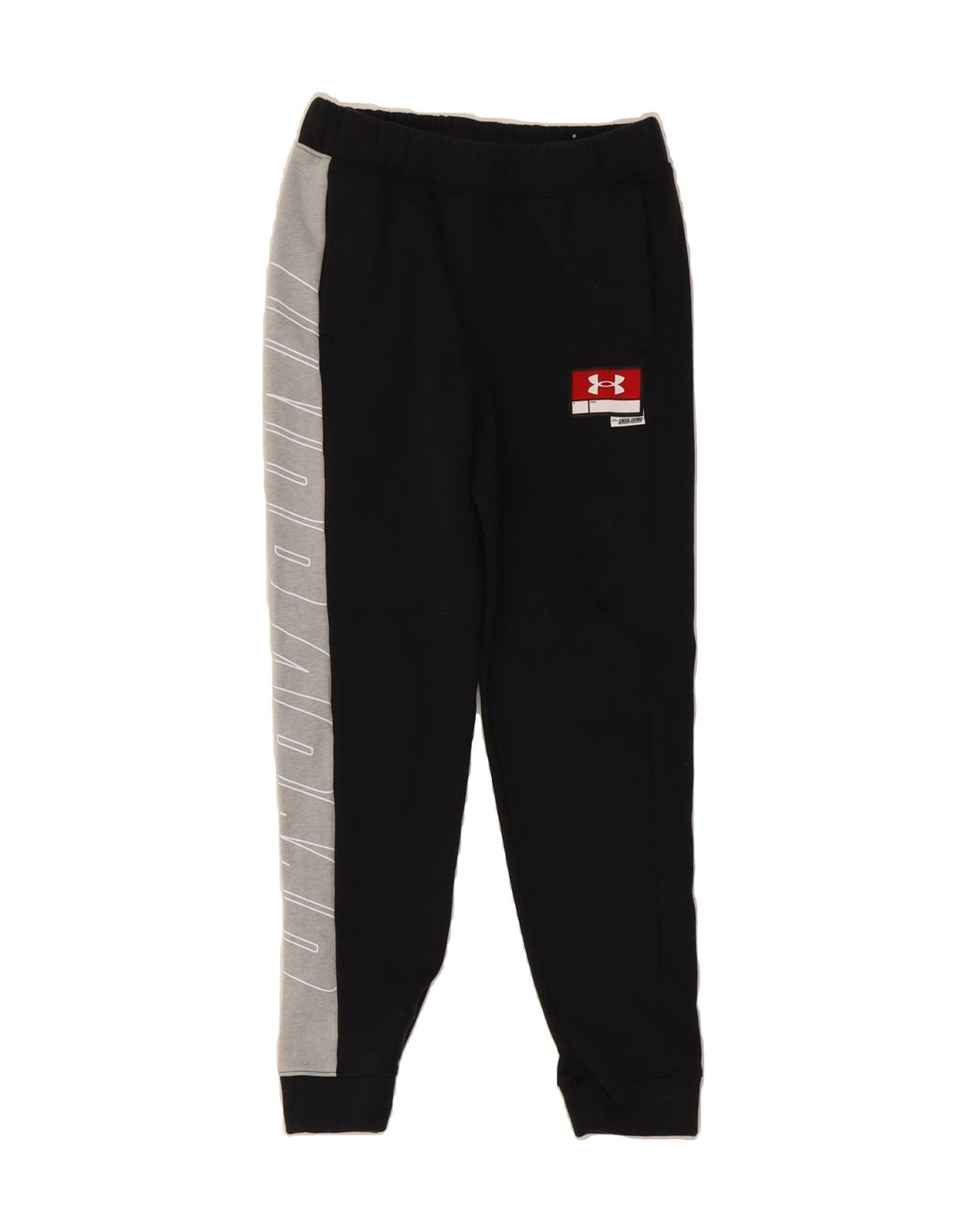 UNDER ARMOUR Boys Tracksuit Trousers Joggers 9-10 Years Medium  Black Vintage Under Armour and Second-Hand Under Armour from Messina Hembry 