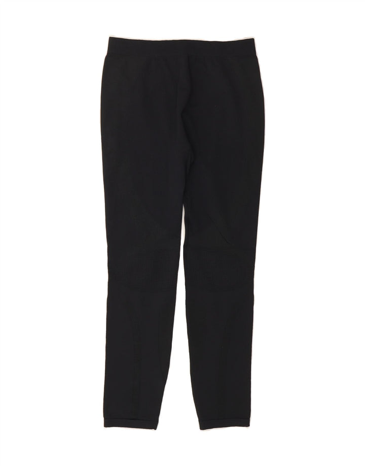 ZARA Womens Leggings UK 14 Large  Black Polyamide Vintage Zara and Second-Hand Zara from Messina Hembry 