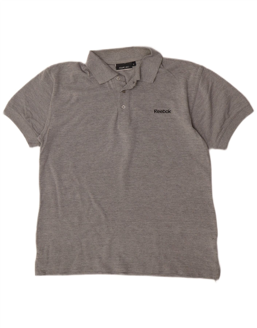 Męska koszulka polo Reebok, średnioszara, bawełniana