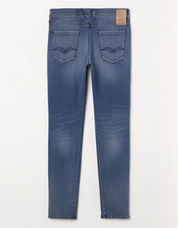 Replay Mens Anbass Slim Jeans W36 L34 Blue