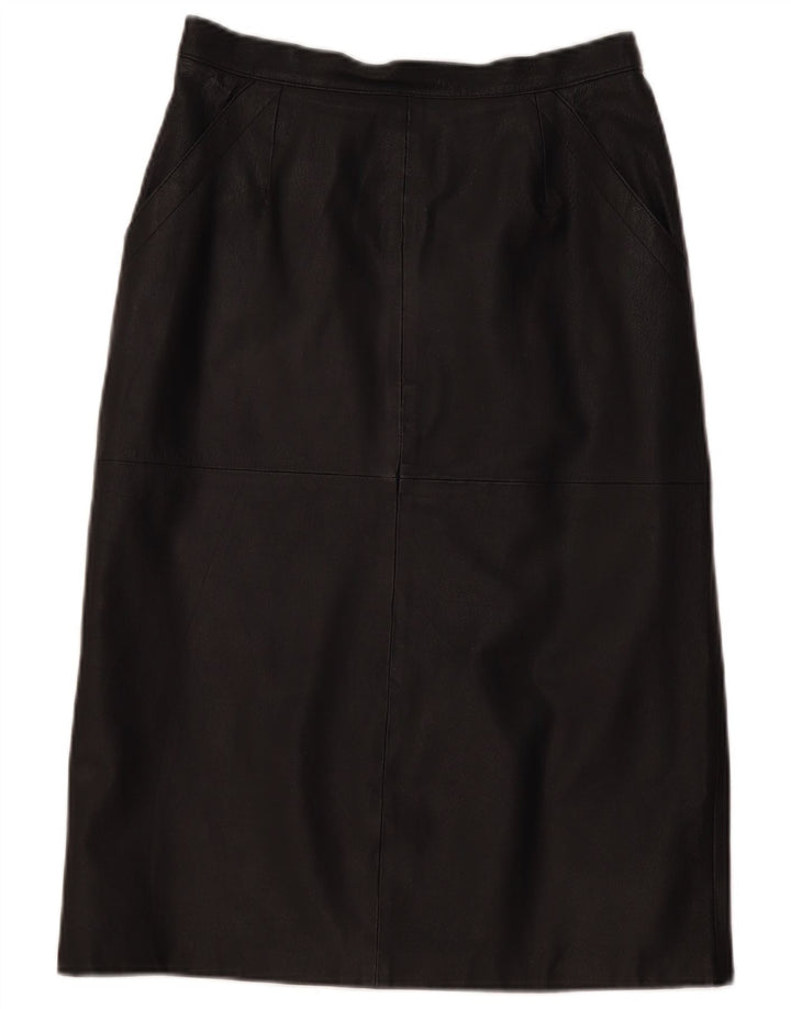 Vintage Womens Straight Skirt EU 40 Medium W30 Black