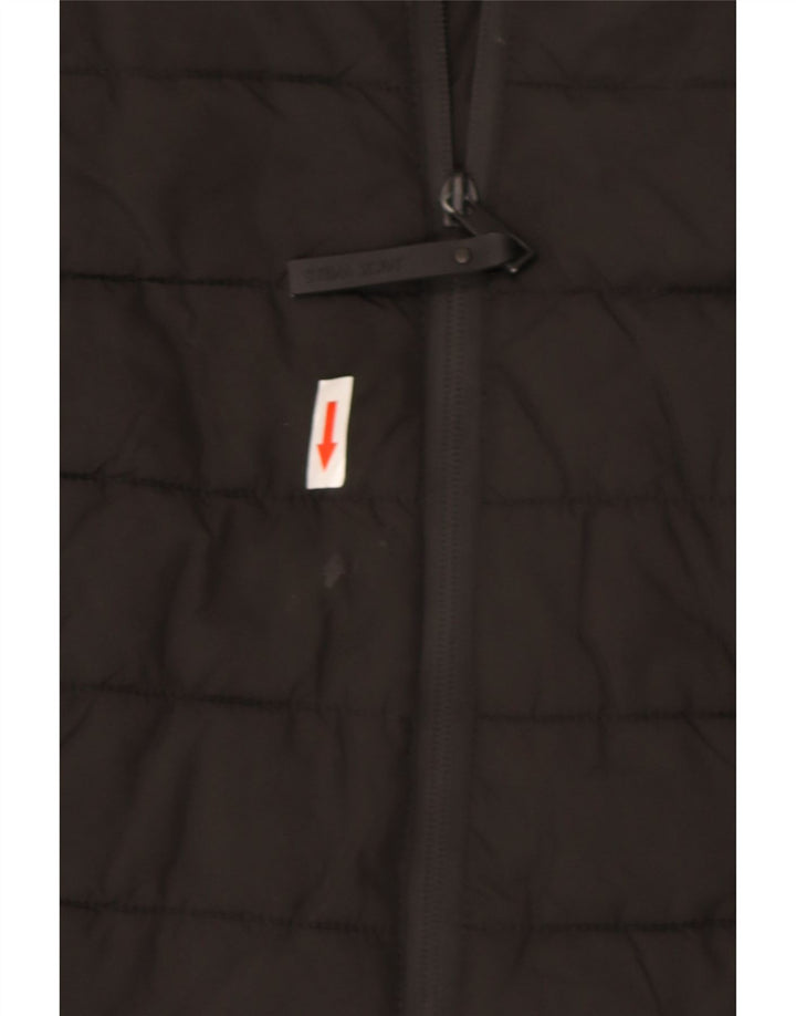 Jack Wills Womens Padded Gilet UK 10 Small  Black Polyester