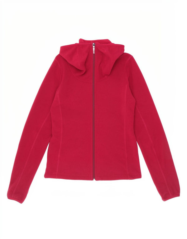 The North Face Damen-Fleece-Kapuzenpullover mit Reißverschluss, UK 6, XS, Burgunderrot, Sport