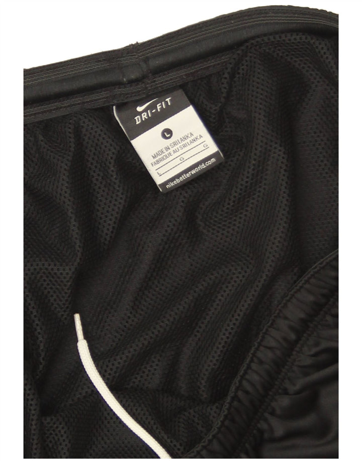 Nike Mens Dri Fit Sport Shorts Large  Black Colourblock Polyester