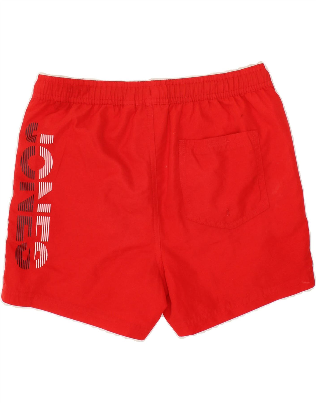 JACK & JONES Boys Graphic Sport Shorts 13-14 Years Red Polyester Vintage Jack & Jones and Second-Hand Jack & Jones from Messina Hembry 