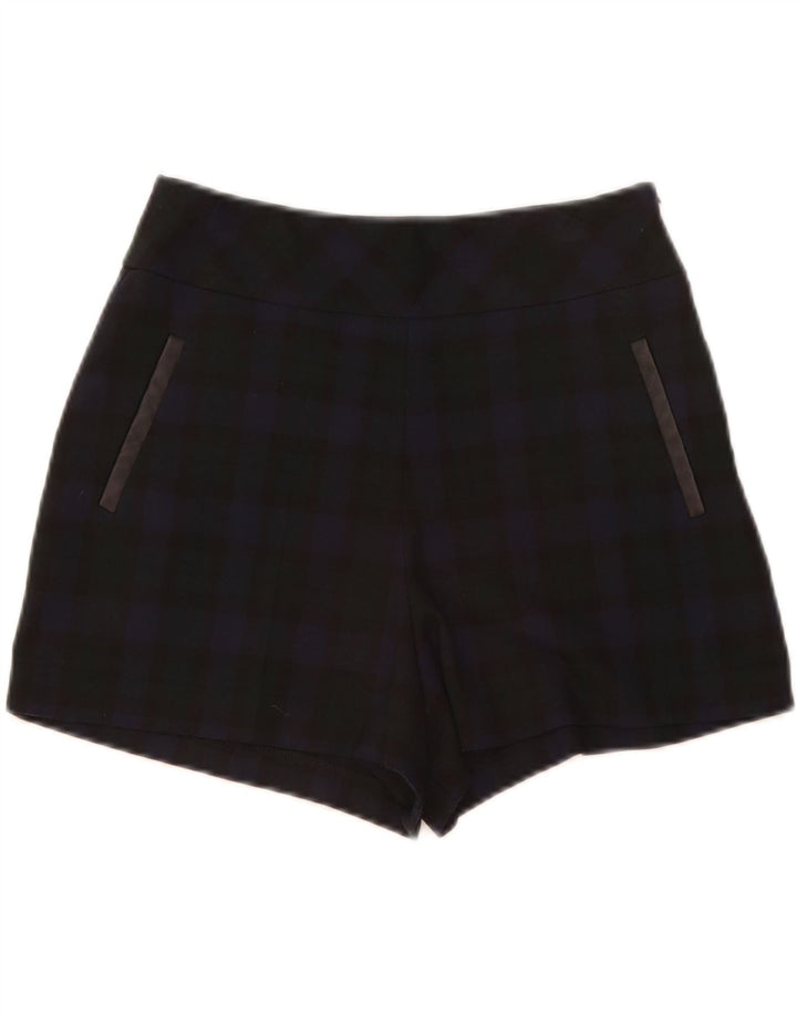 Oasis Freizeitshorts für Damen UK 10 Small W29 Mehrfarbig kariert