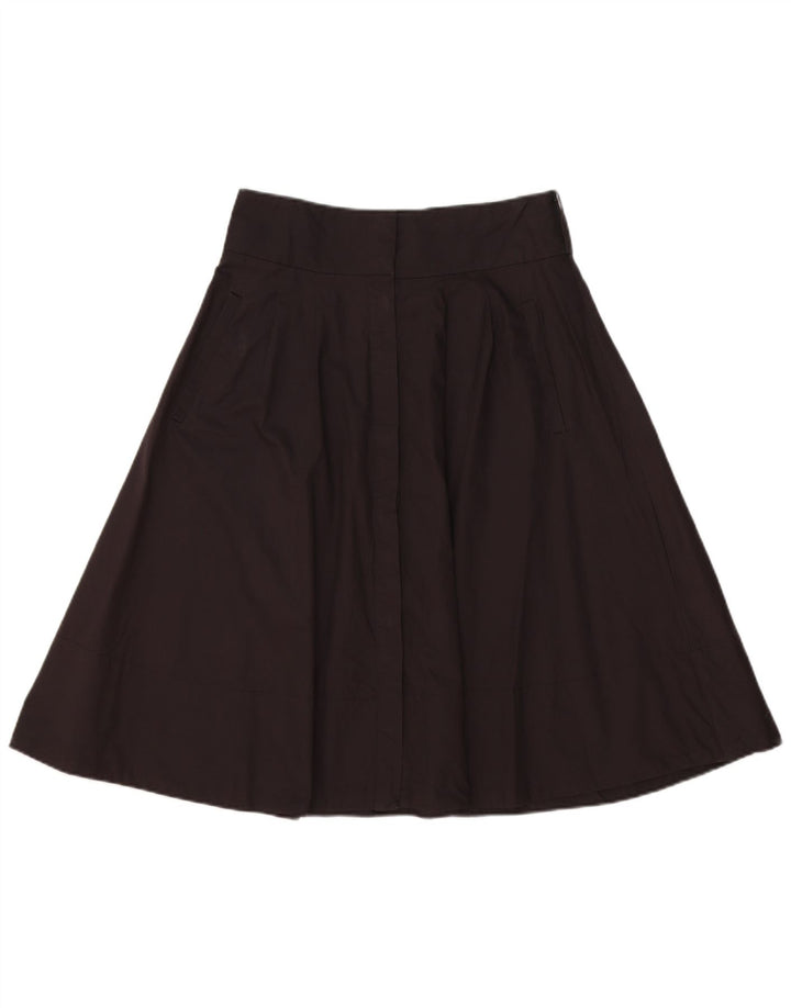 ZARA Womens A-Line Skirt Medium W30 Black Cotton