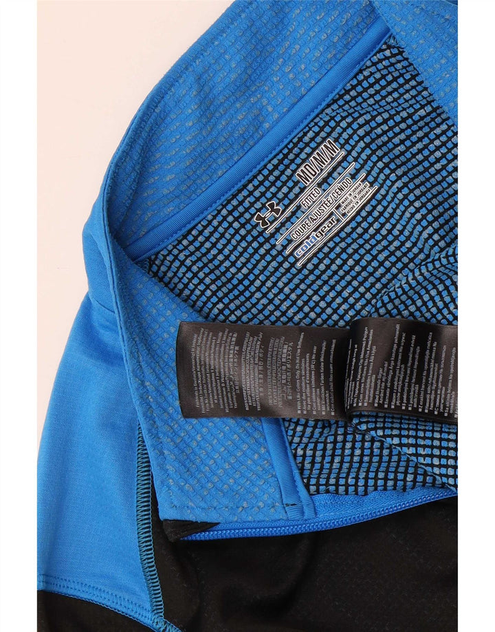 Under Armour Herren Cold Gear Graphic Pullover Trainingsanzug Top Medium Schwarz