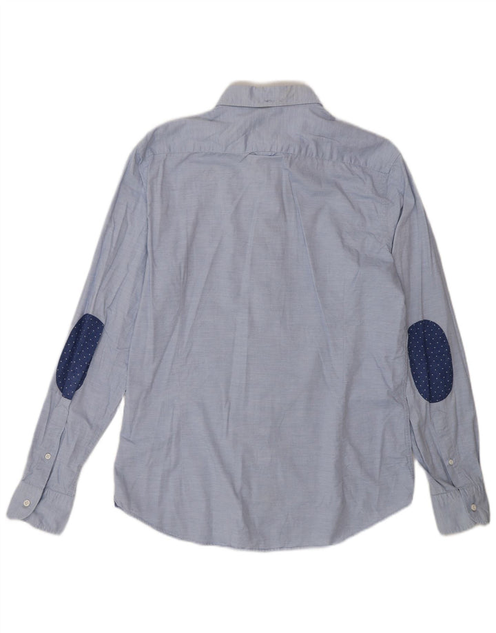 Massimo Dutti Mens Shirt Medium Blue
