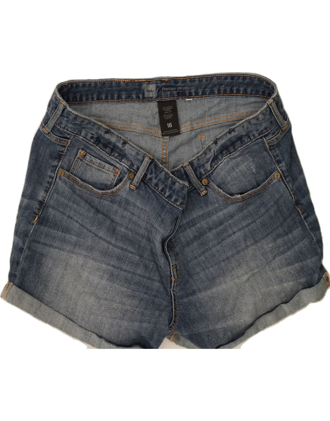 MOSSIMO Womens Denim Shorts US 16 2XL W38  Blue Cotton Vintage Mossimo and Second-Hand Mossimo from Messina Hembry 