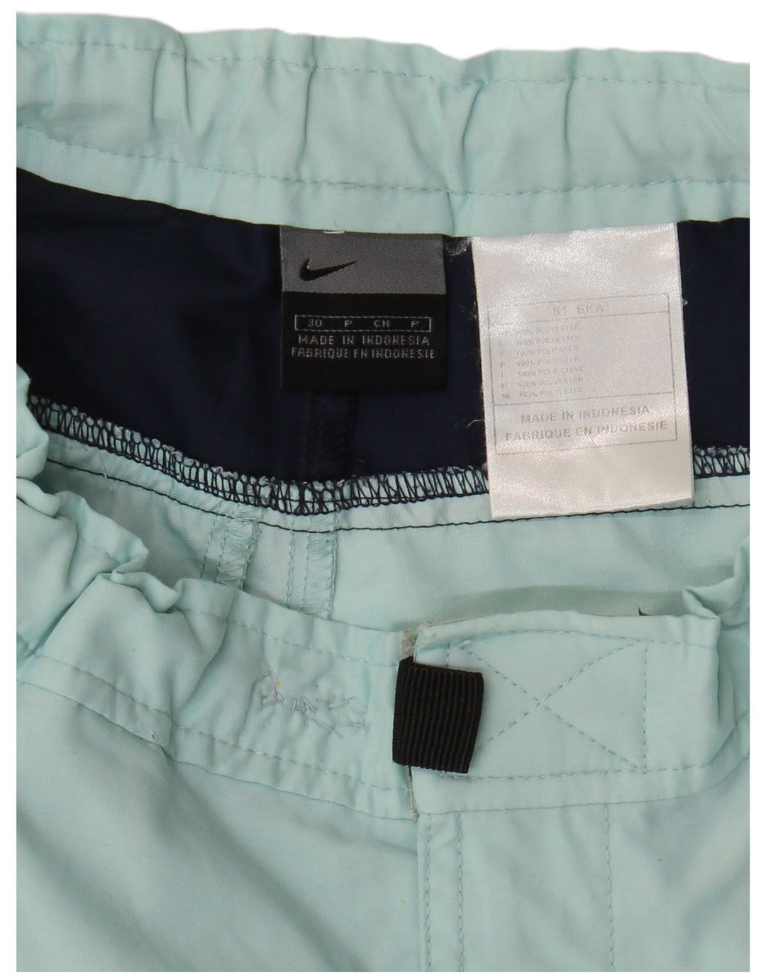 Nike Badeshorts til mænd Små turkis Colourblock Polyester