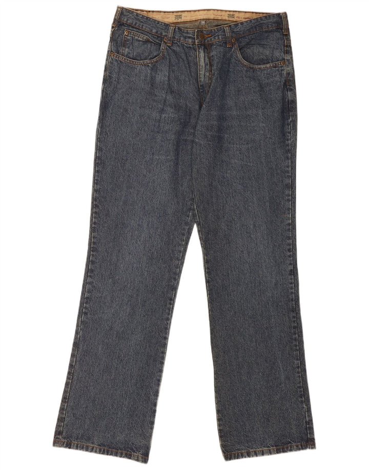 Rivers Mens Straight Jeans W36 L33 Blue Cotton