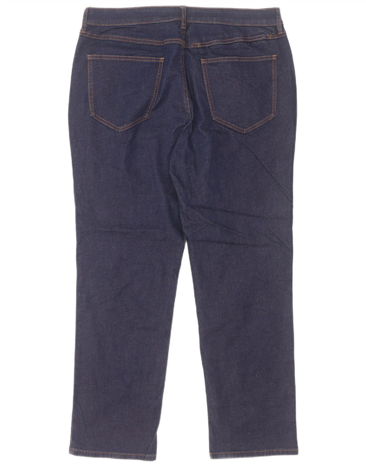 Rohan Mens Straight Jeans W36 L29 Navy Blue Cotton