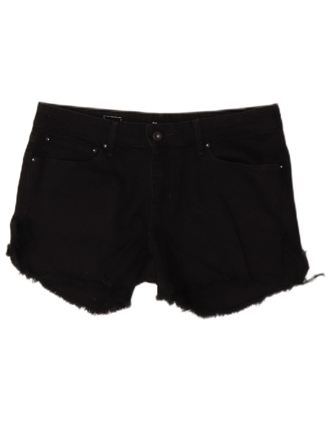 Levi's Damen Jeansshorts W31 Mittelschwarze Baumwolle