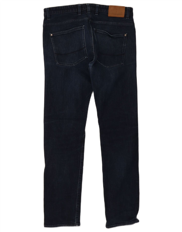 Jeans slim regolari da uomo Ted Baker W34 L32 Blu