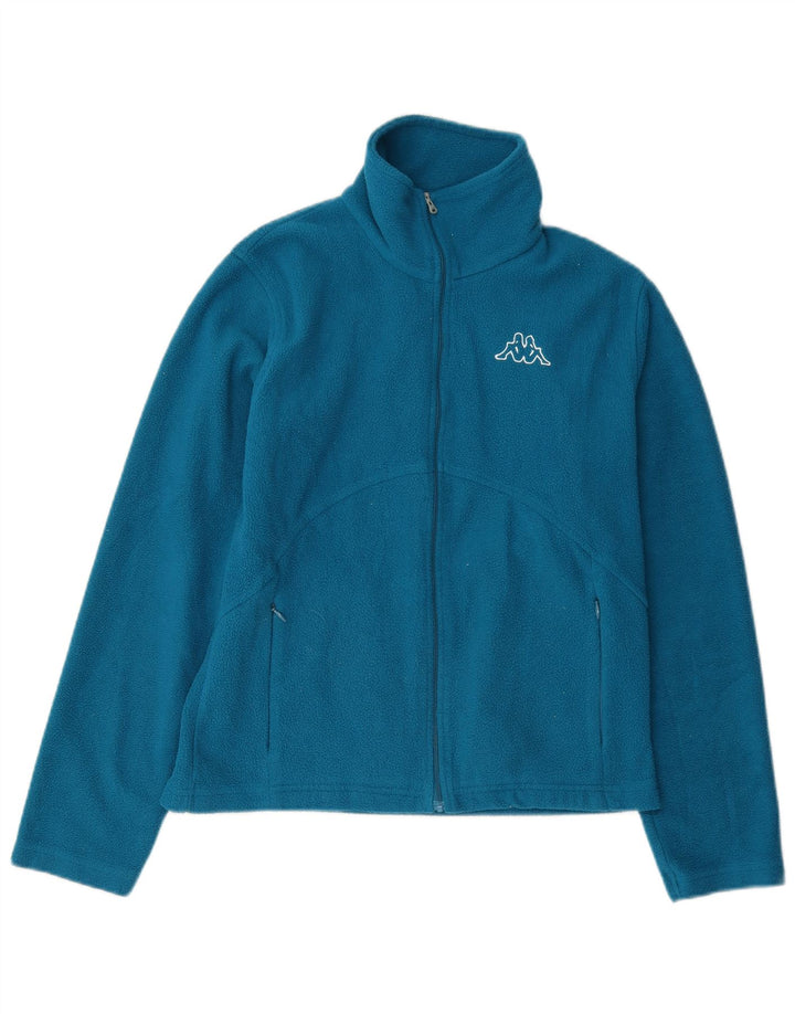 Kappa Chaqueta Polar Mujer UK 10 Small Poliéster Azul