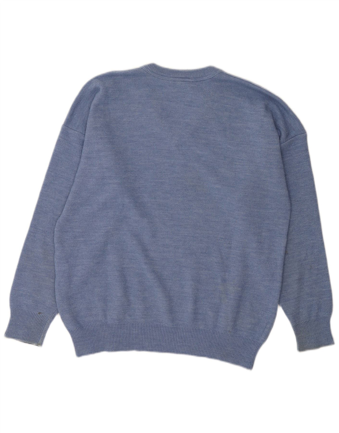 Lacoste Herre V-hals sweater str. 5 Large Blue Wool