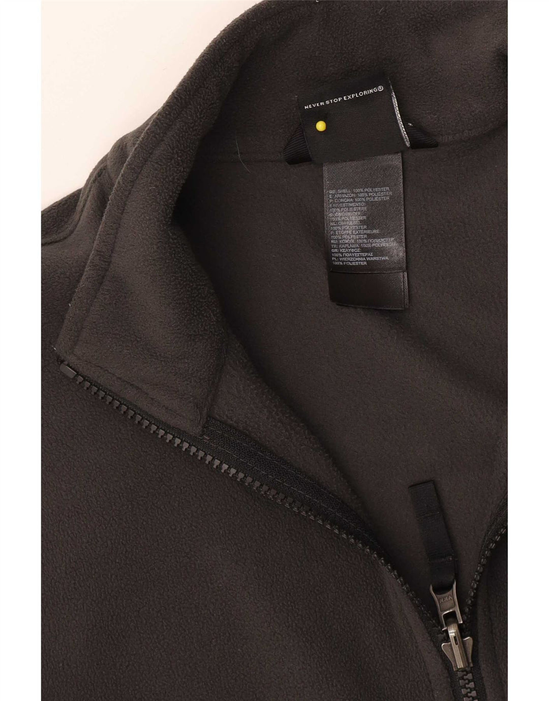 The North Face Boys Fleece Jacket 11-12 Years Large  Grey Polyester