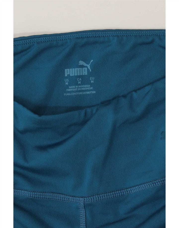 Leggings grafici da donna Puma UK 12 Poliestere color block blu medio