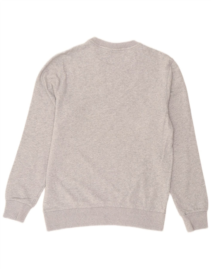Lacoste Mens Sweatshirt Jumper Size 41 Large Grey Cotton
