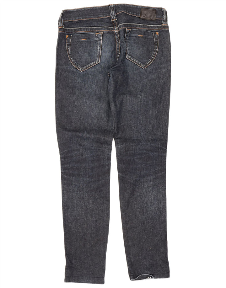 Guess Womens Slim Jeans W27 L29 Navy Blue Cotton