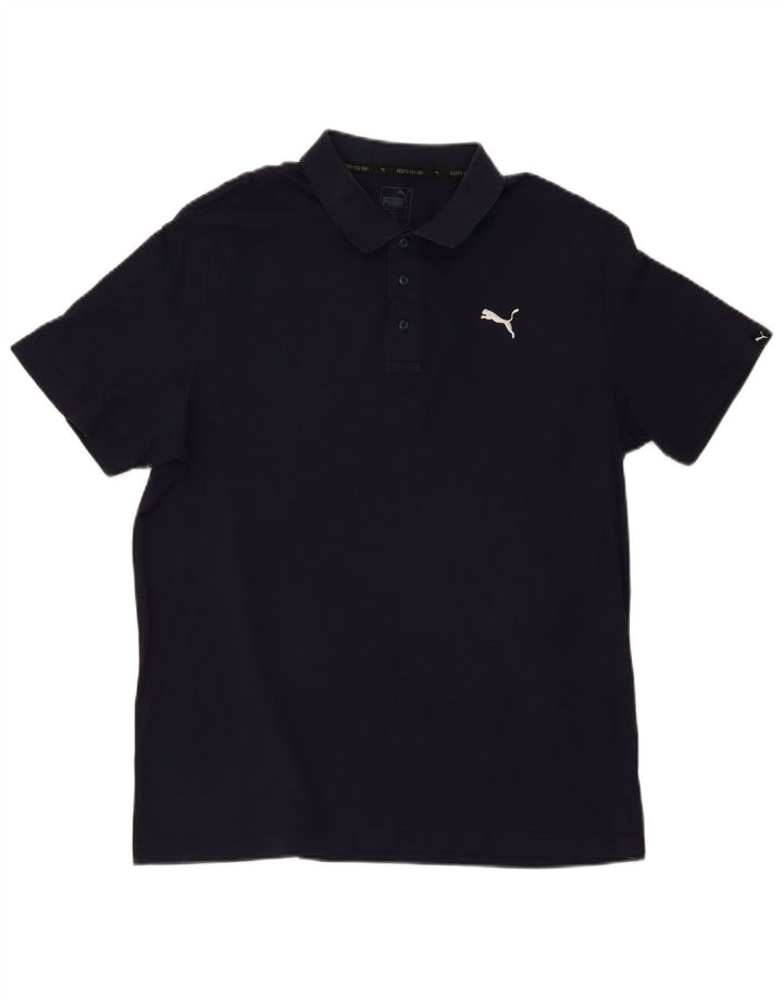 Męska koszulka polo Puma, duża, granatowa
