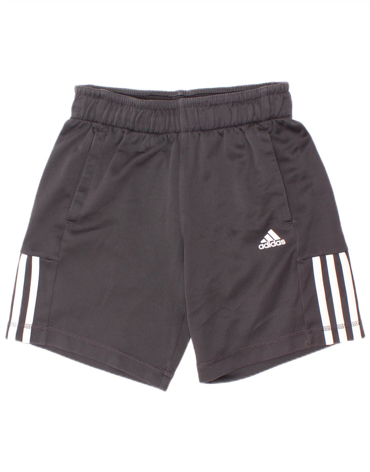 Adidas Boys Climalite Sport Shorts 9-10 Years Black Polyester