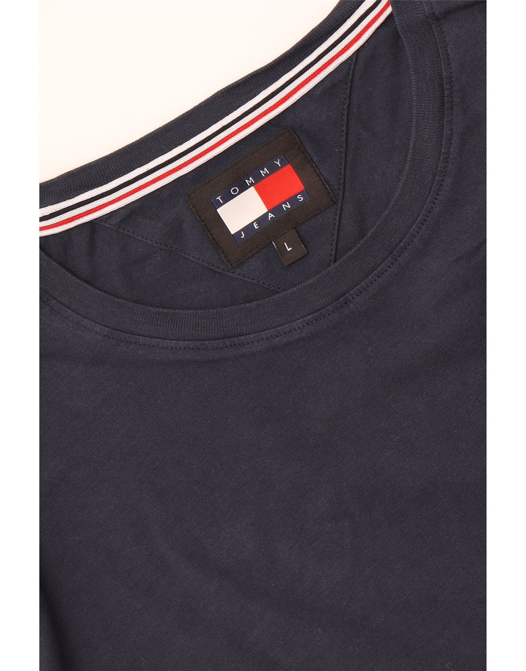 Tommy Hilfiger Mens T-Shirt Top Large Navy Blue