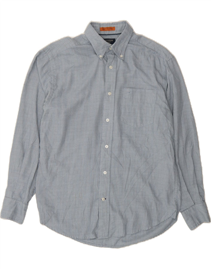 DOCKERS Mens Shirt Small Blue Check Cotton Vintage Dockers and Second-Hand Dockers from Messina Hembry 