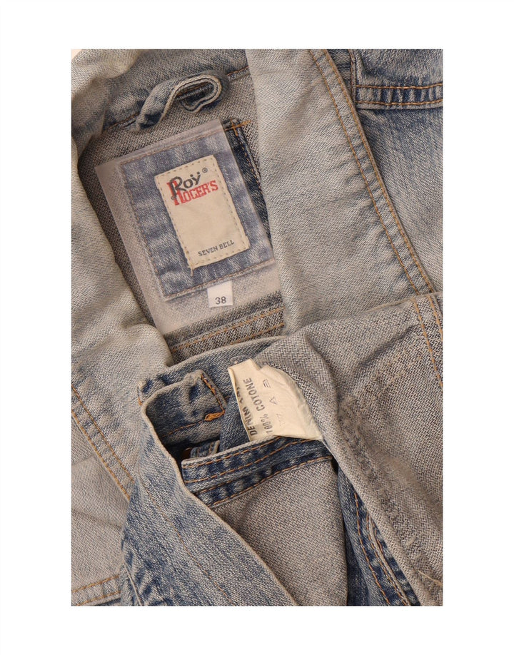 ROY ROGERS Mens Denim Jacket UK 38 Medium Blue Cotton