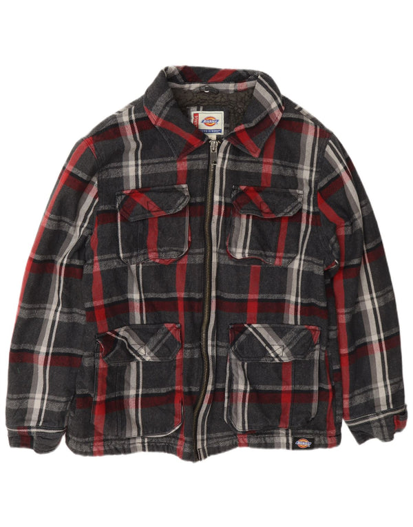 Dickies Herren-Sherpa-Utility-Jacke, UK 40, groß, mehrfarbig, kariert, Baumwolle