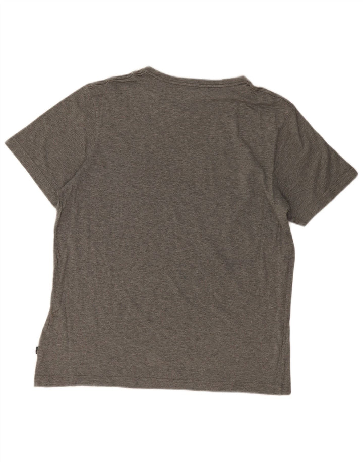 PUMA Mens Graphic T-Shirt Top Large Grey